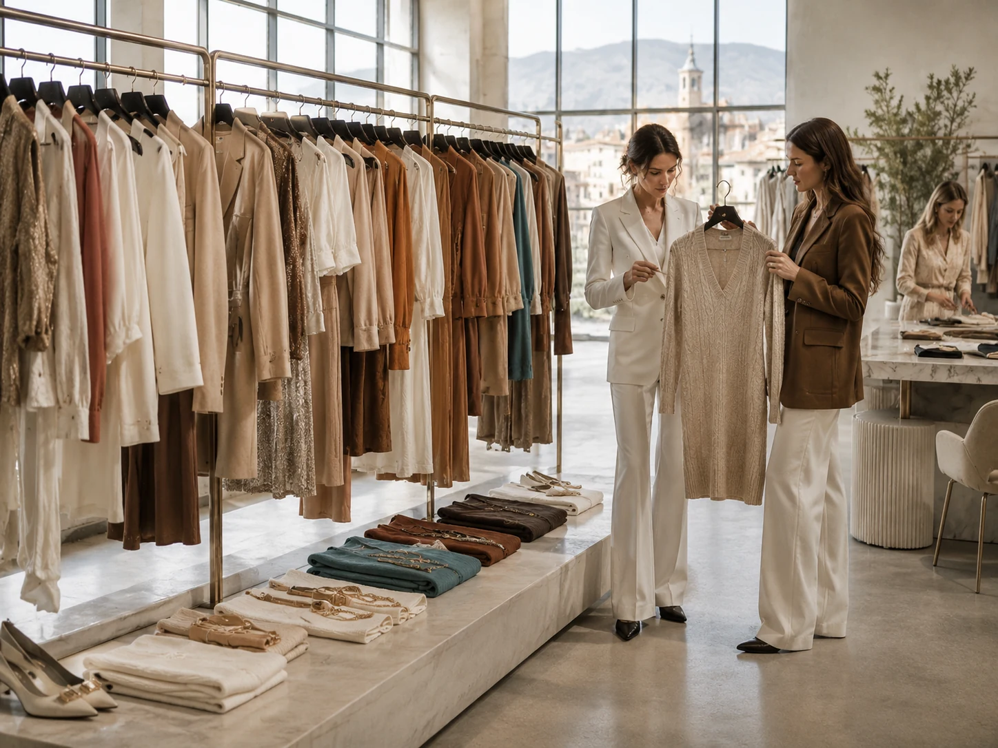 Women’s fast fashion wholesale showroom in Prato